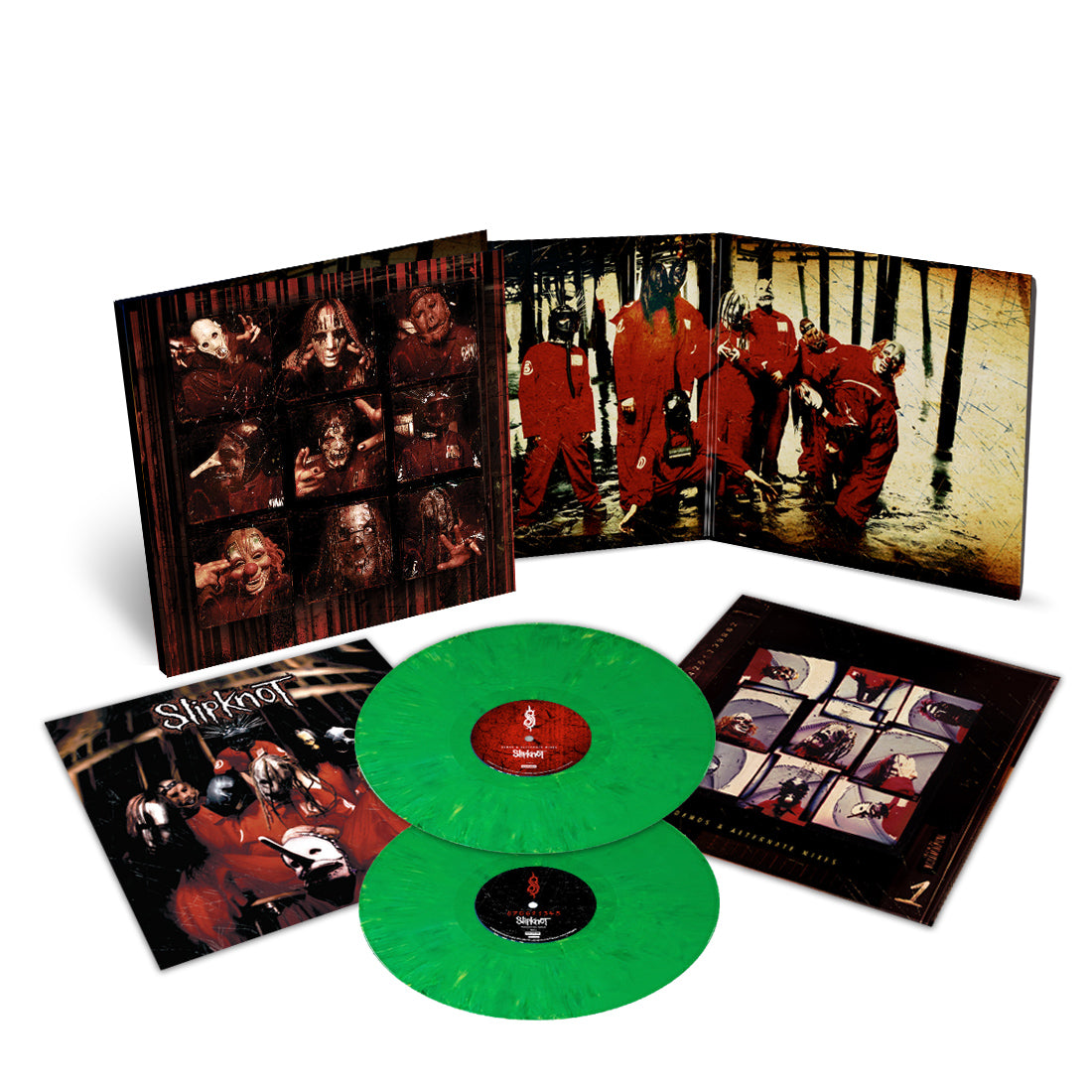 SLIPKNOT: Slipknot Vinyl 2LP (25th Anniversary Ed. Indie Exclusive Jade)