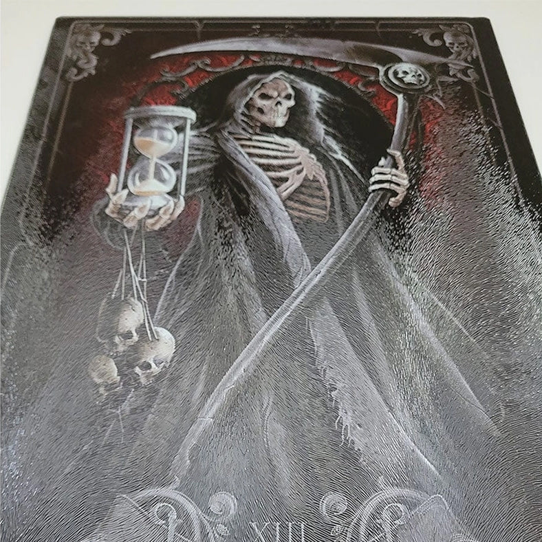 Death Tarot Glass Chopping Board