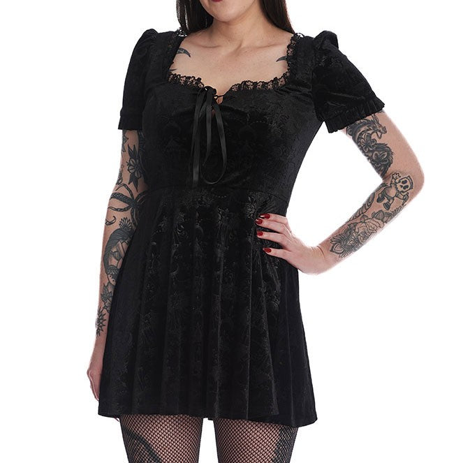 Haunting Chandelier Babydoll Dress