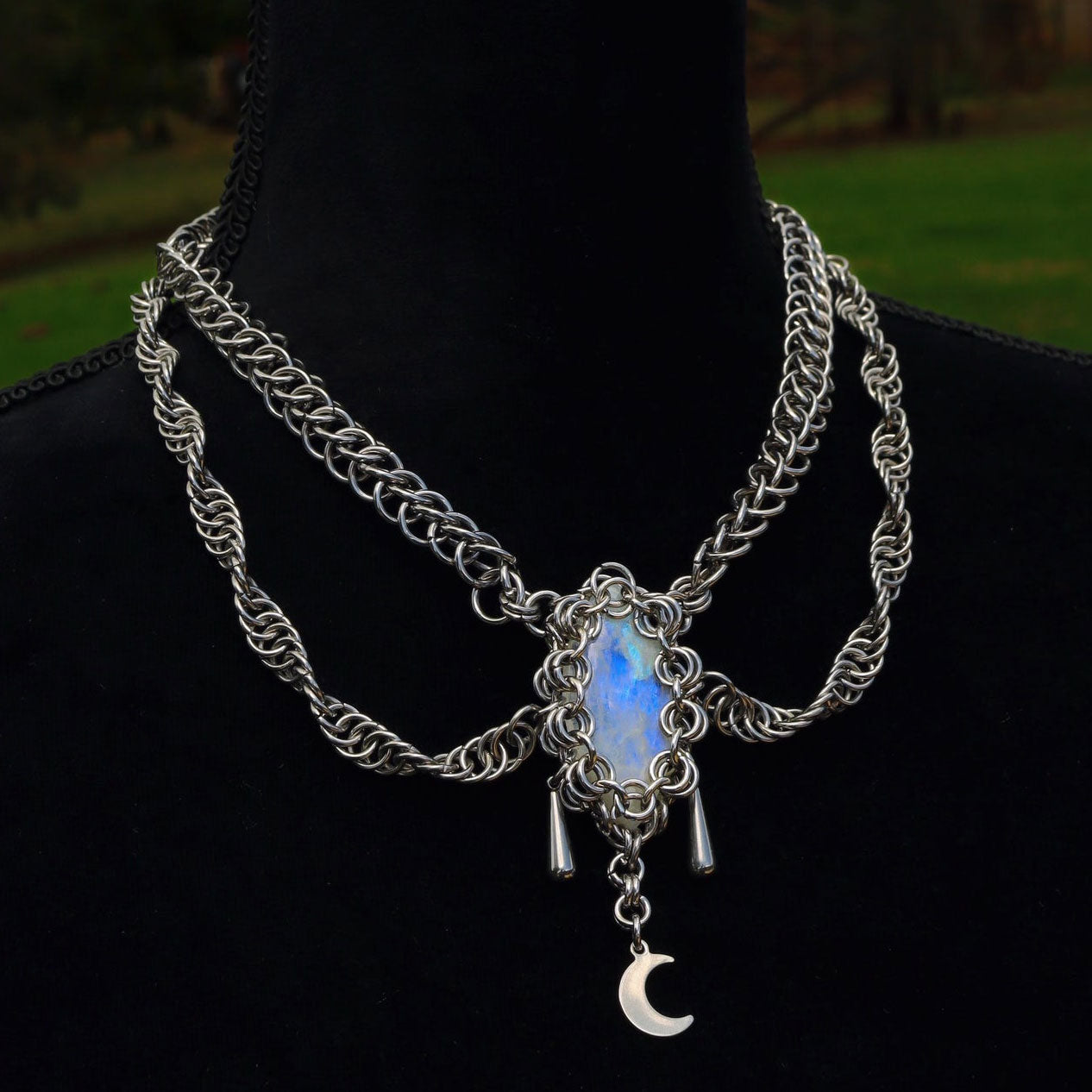 Nocturne's Moonstone Necklace