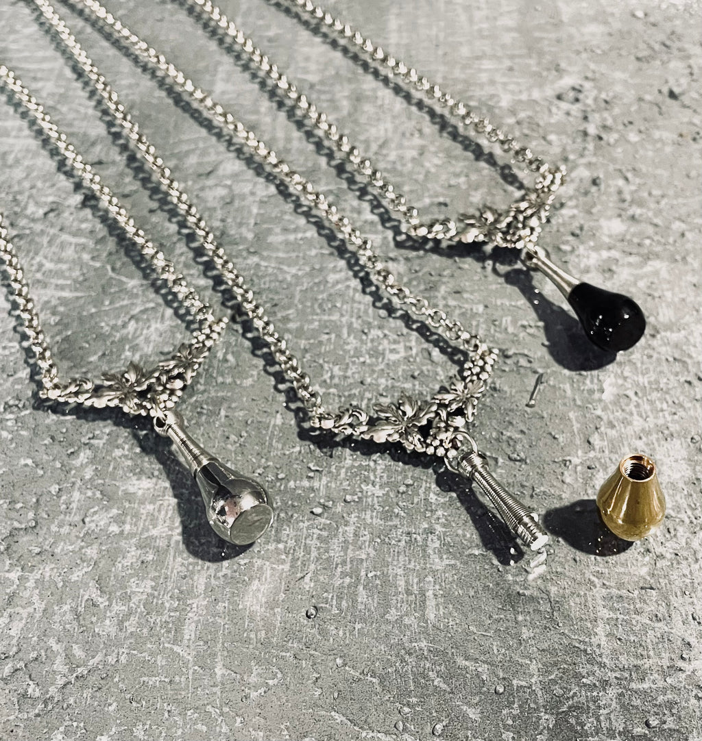 Lacrimarium Cremation Vial Necklace