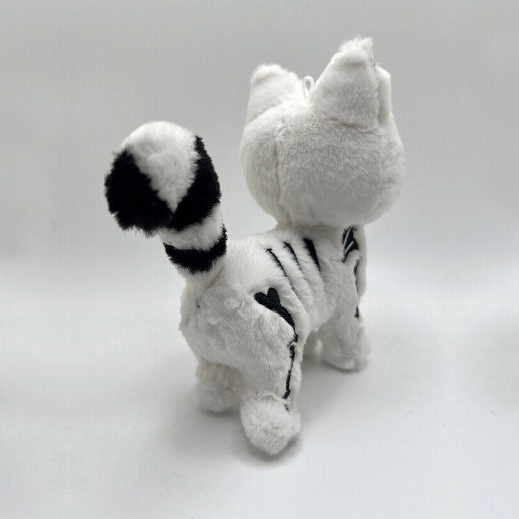 X-Ray Bones Skelekitty Plush Keychain