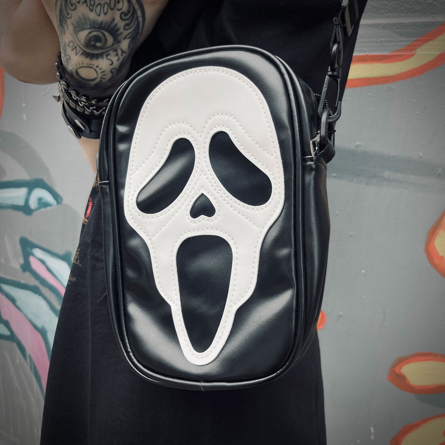 Screamy Ghost Mini Messenger Bag
