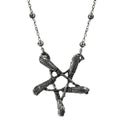 Witches Broom Pentagram Pendant