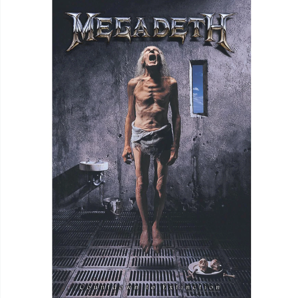 MEGADETH Countdown To Extinction Wall Flag