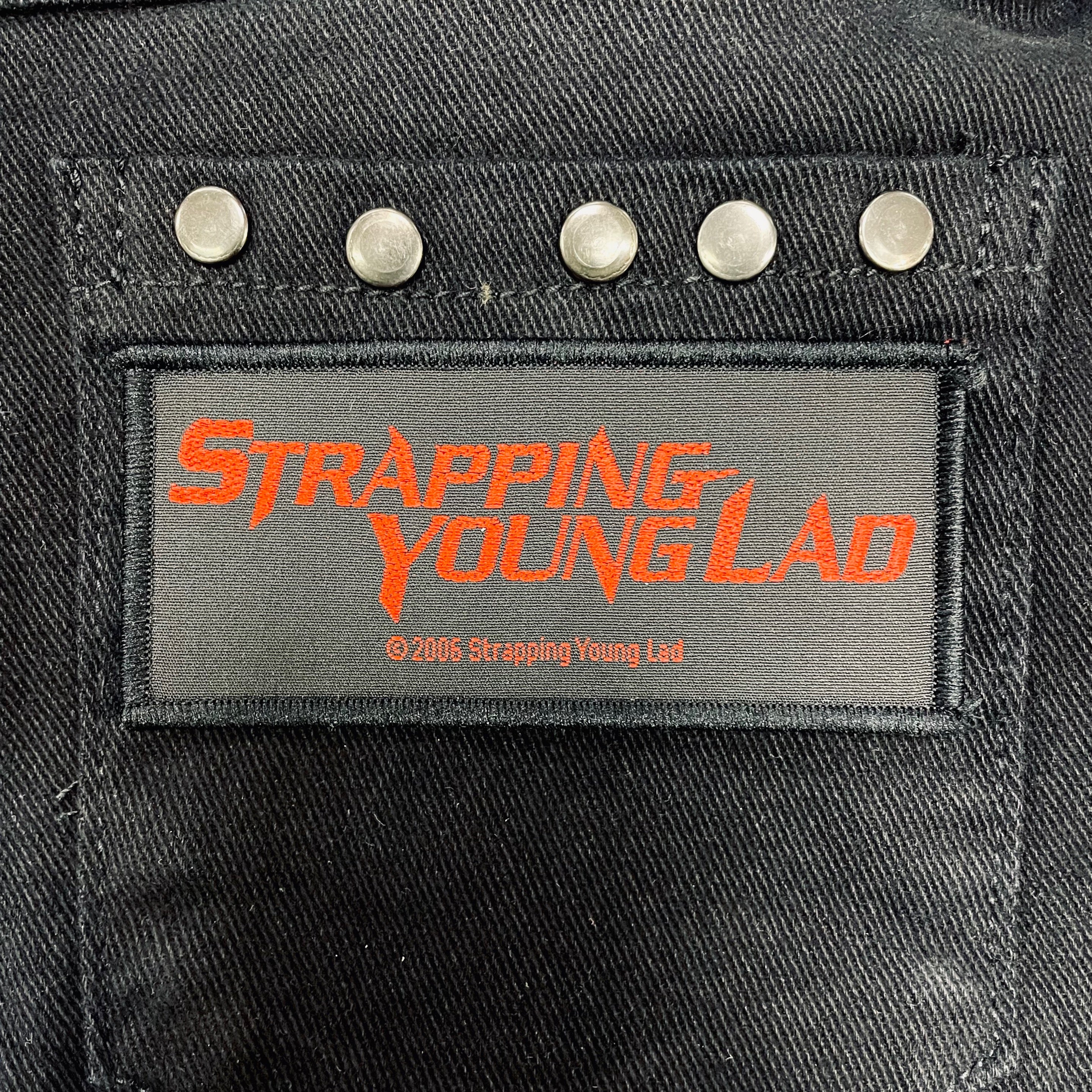 STRAPPING YOUNG LAD Sew On Woven Patch