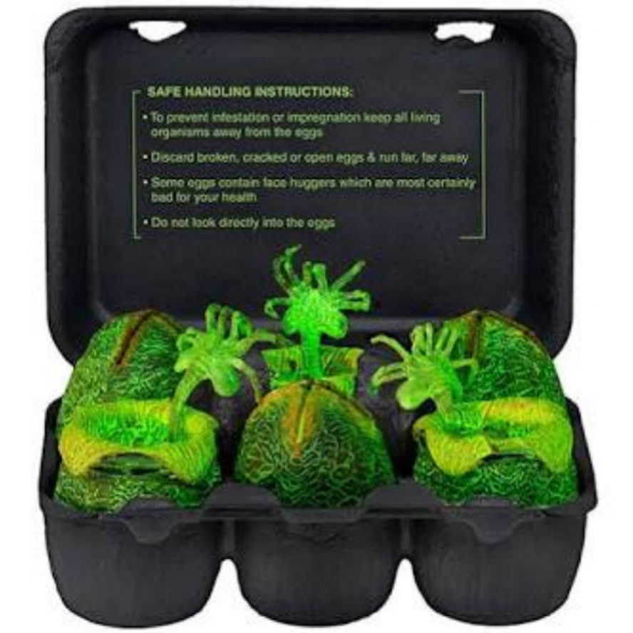 Face Hugger Glow In The Dark Egg Carton