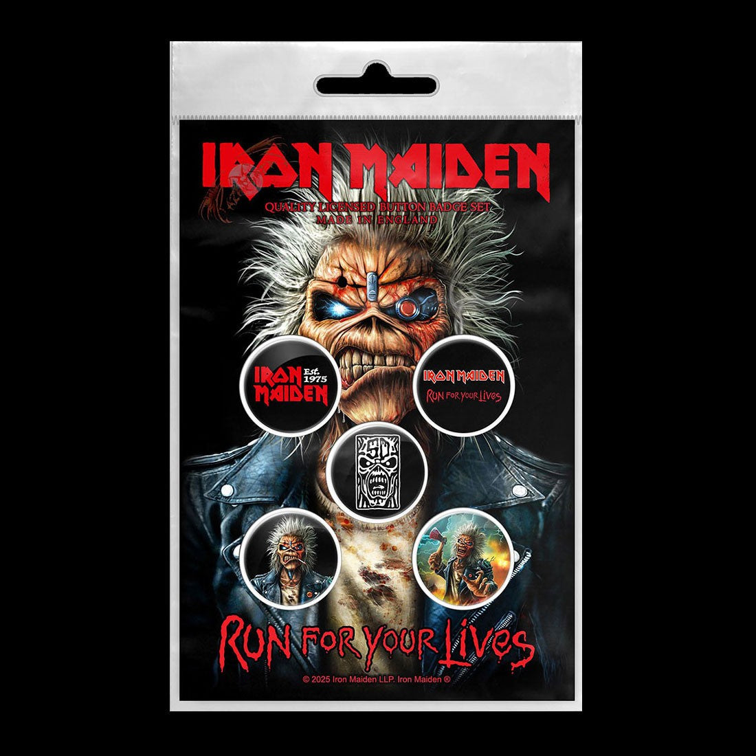 Badge Pack - IRON MAIDEN: Run To The Hills