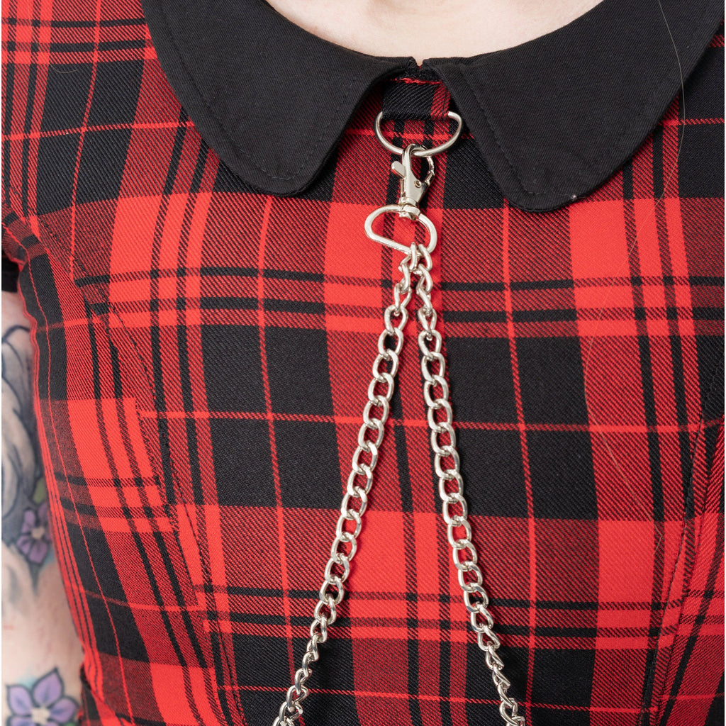 Ebbani Tartan Dress
