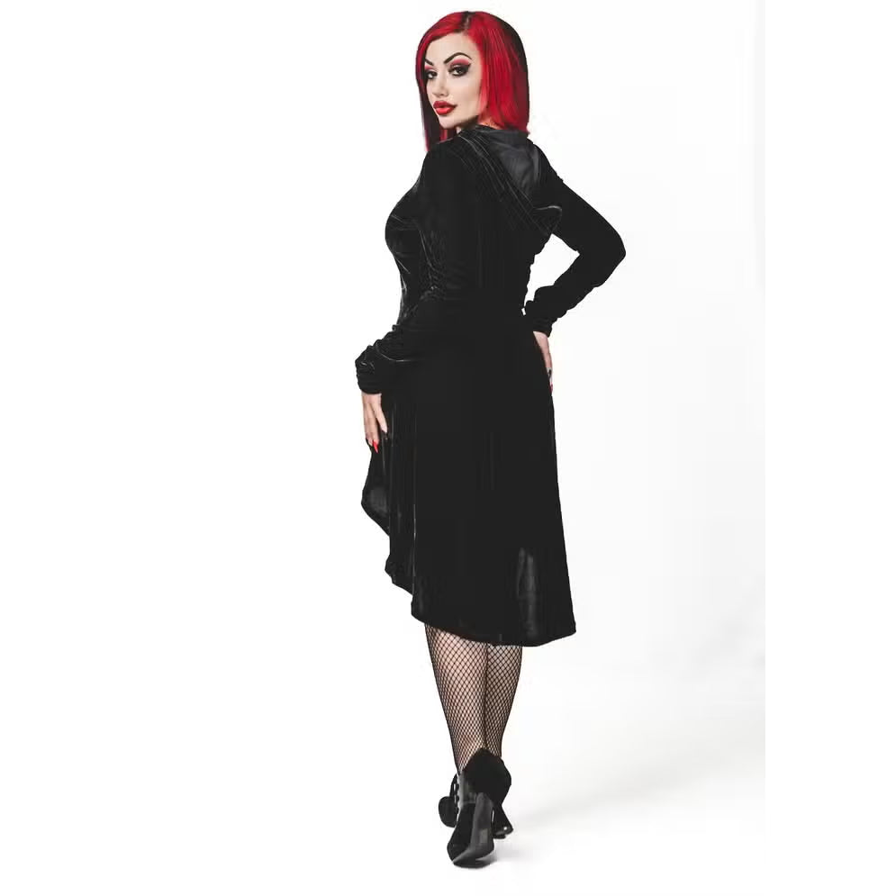 Hekate Velvet Hoodie With Pockets