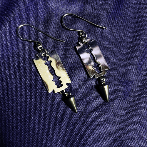 Cascading Razor Earrings