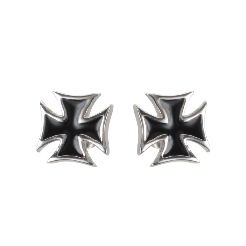 Iron Cross Stud Earrings