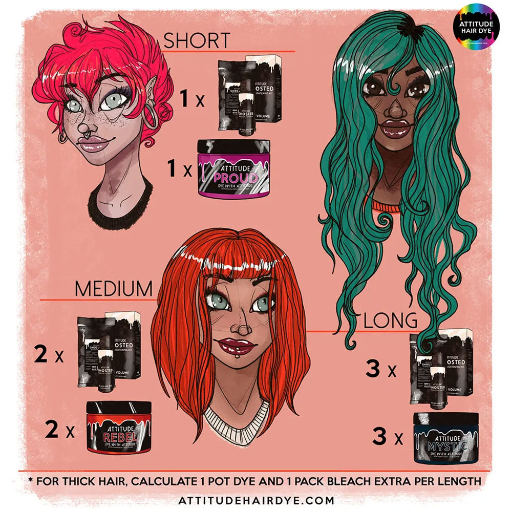 Attitude Ghosted Hair Lightening Kit 10 Volume