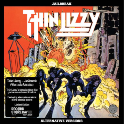 THIN LIZZY Jailbreak (1976) RSD Alternative Track Vinyl Album