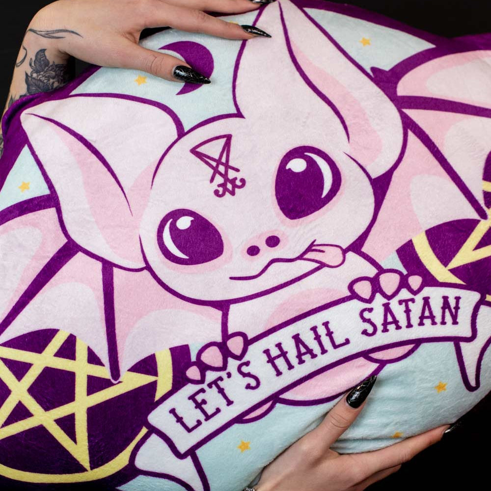 Pink Bat Cushion