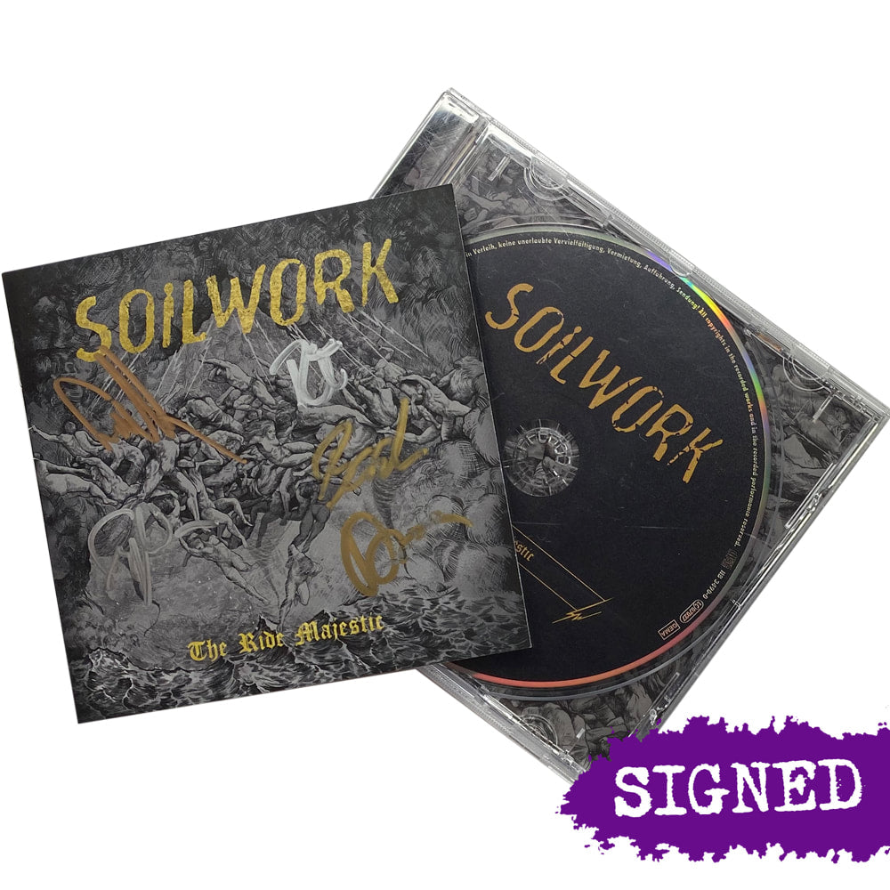 SOILWORK The Ride Majestic CD (Signed) 2015