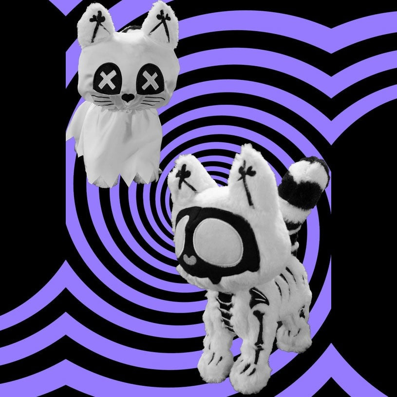 Ghost Kitty Plush Toy