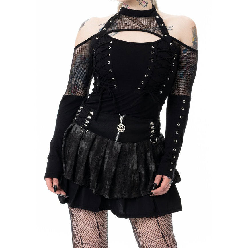 Nicandra Grey Ghost Skirt