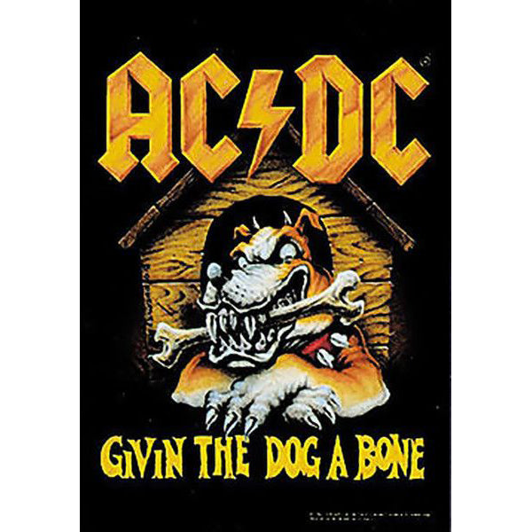 AC/DC Givin The Dog A Bone Wall Flag