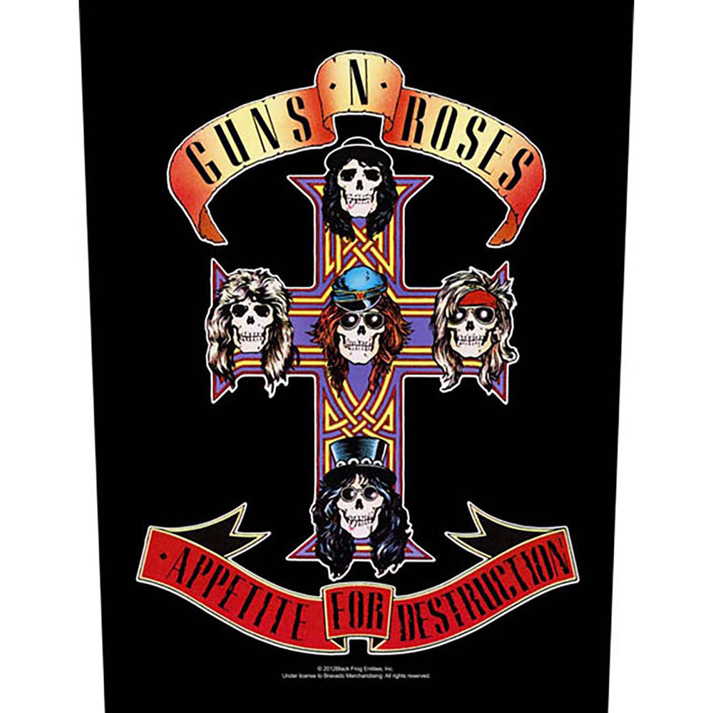 GUNS N ROSES Appetite (GNR) Back Patch
