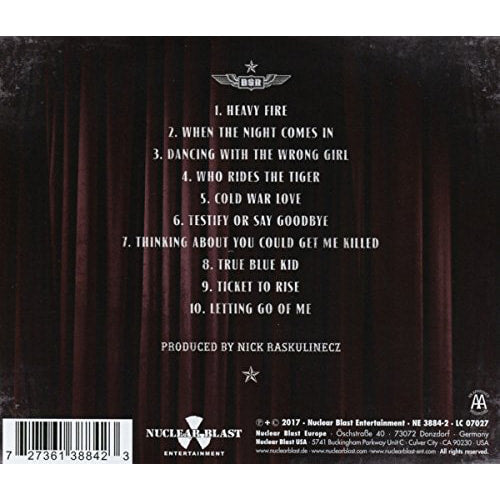 BLACK STAR RIDERS Heavy Fire (2017) CD
