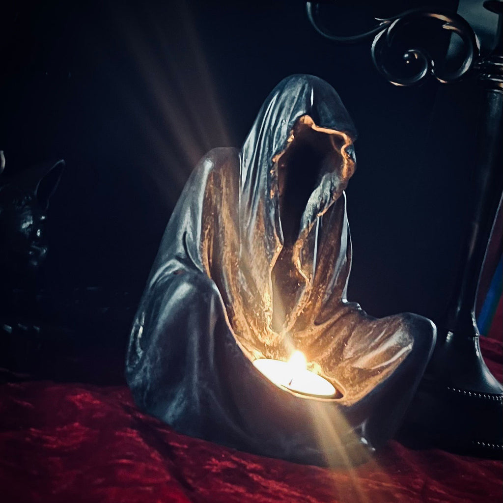 Final Flame Grim Reaper Tea-Light Candle Ornament