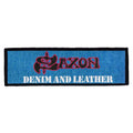 SAXON Denim And Leather Strip Patch
