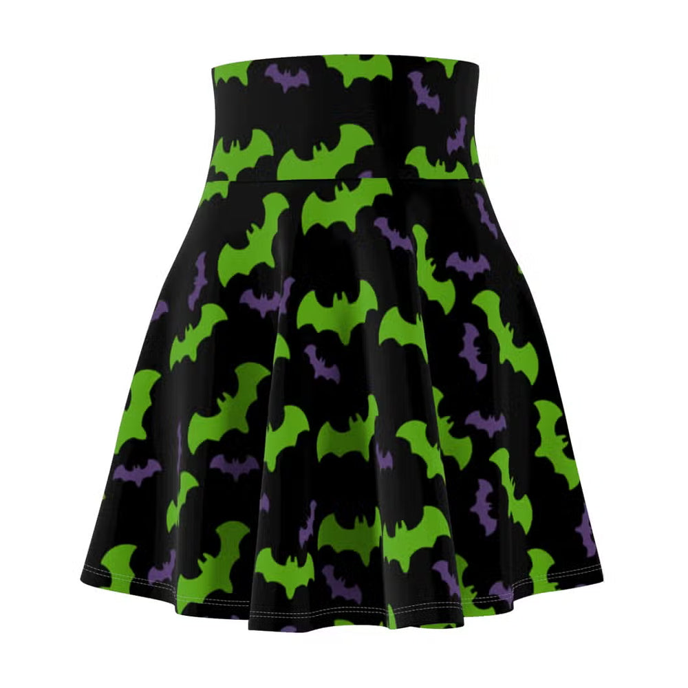Toxic Hallows Batty Skater Skirt