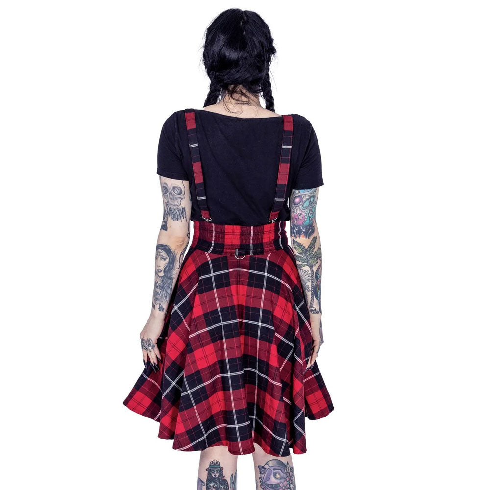 Seneca Red Tartan Full Skirt