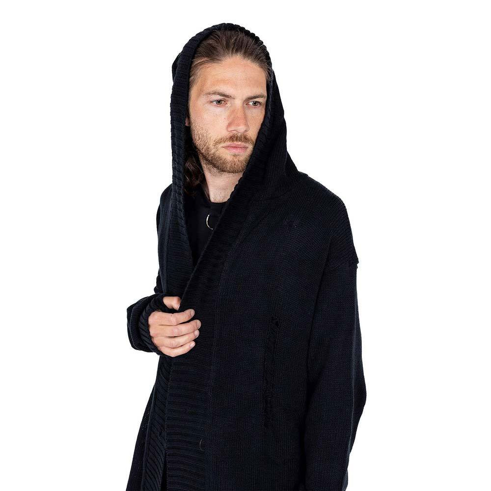 Axel's Distress Hooded Cardigan