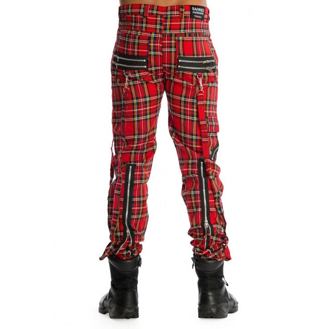 Avengence Strapped Tartan Pants