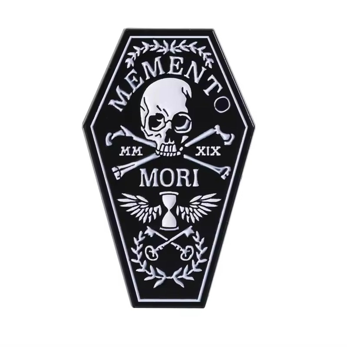 Momento Mori Enamel Pin