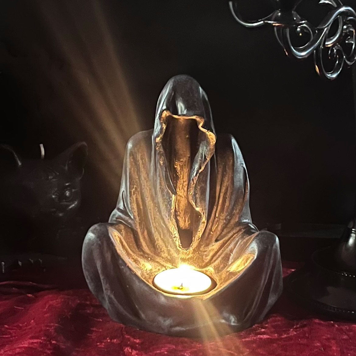 Final Flame Grim Reaper Tea-Light Candle Ornament