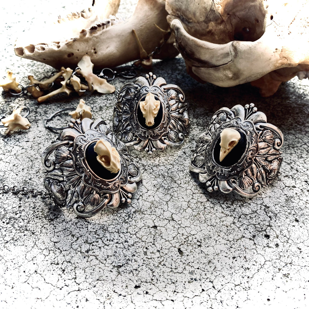 Nightwatcher Filigree Bat Wrist Cuff