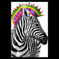 Zebra Punk Poster 218
