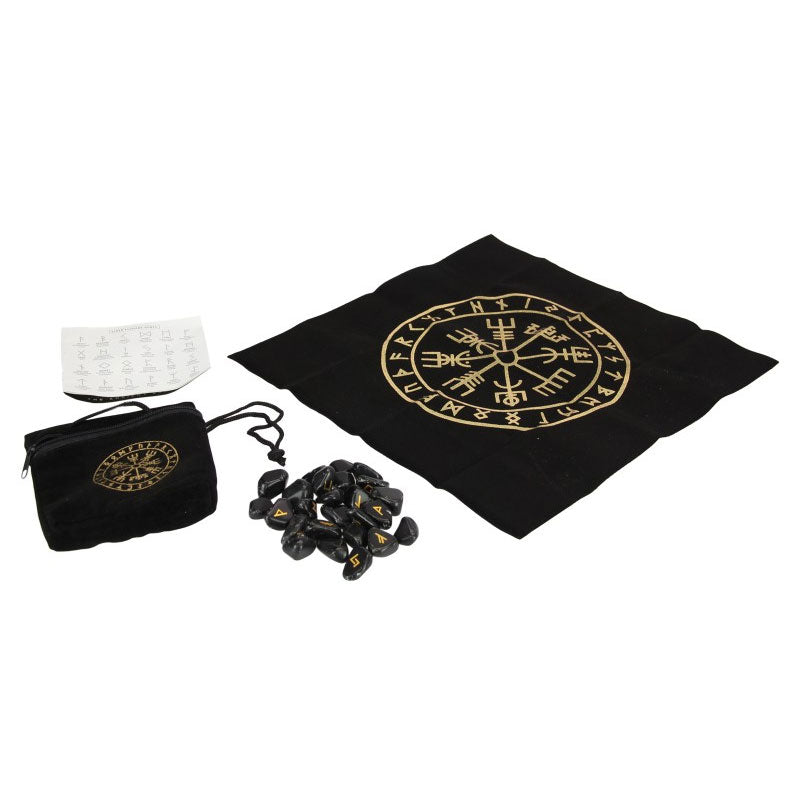 Runes Elder Futhark Divination Stone Kit
