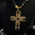 Golden Rites Cross Necklace