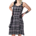 Kina Grey Spectre Tartan Dress