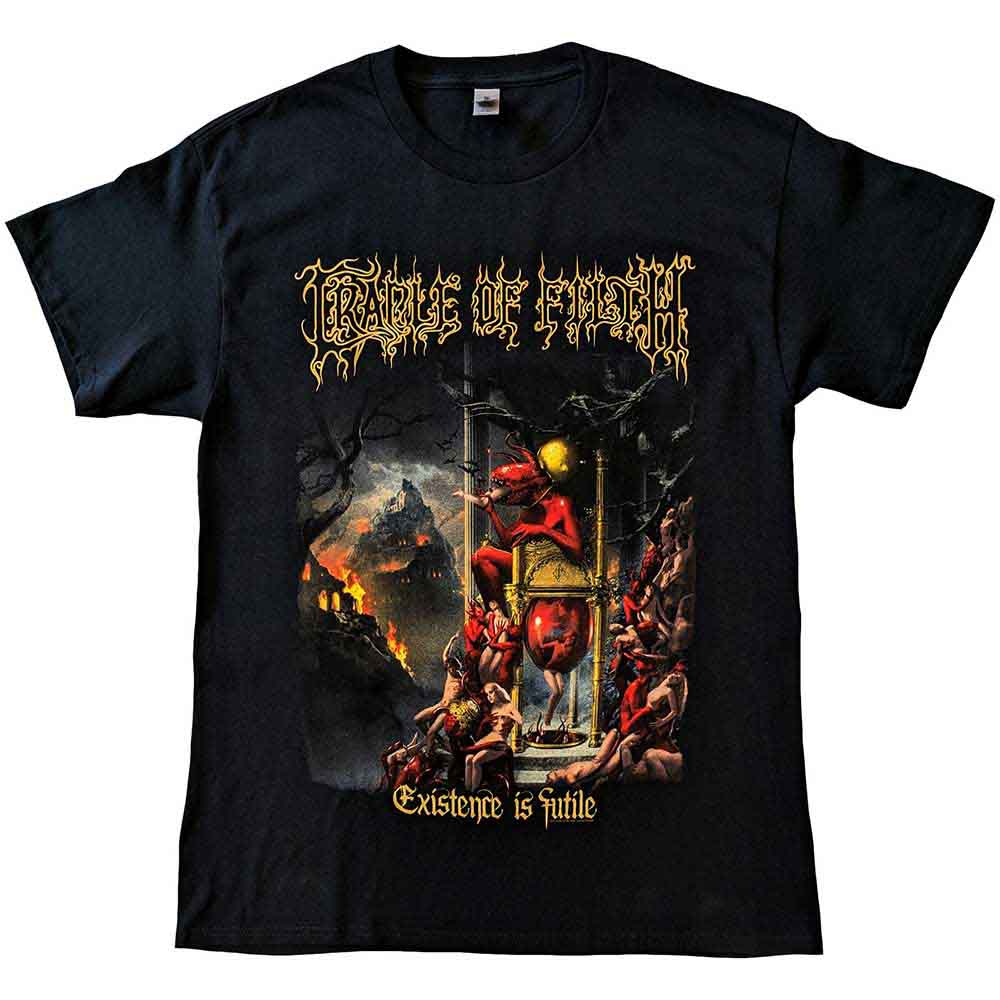 CRADLE OF FILTH (COF) Existence is Futile Tee (Backprint)