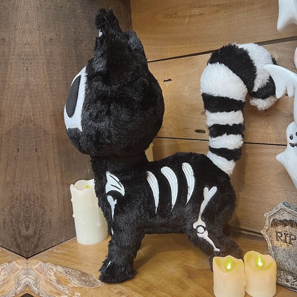 Skelekitty Plush Toy - Ghostly Bones