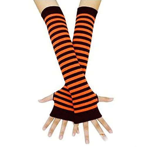 Stripe Arm Sleeves - Hallows Orange