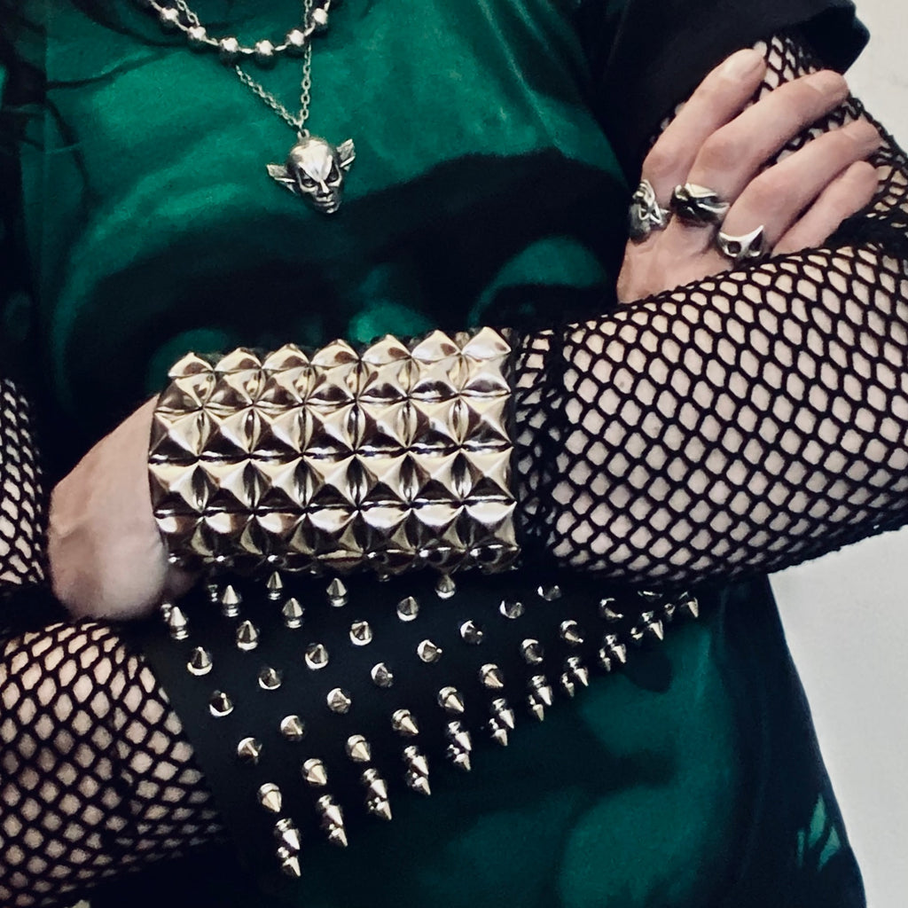 Hellion Gauntlet Studded Leather
