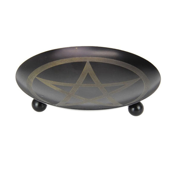 Penta Candle Incense Offering Plate Stand