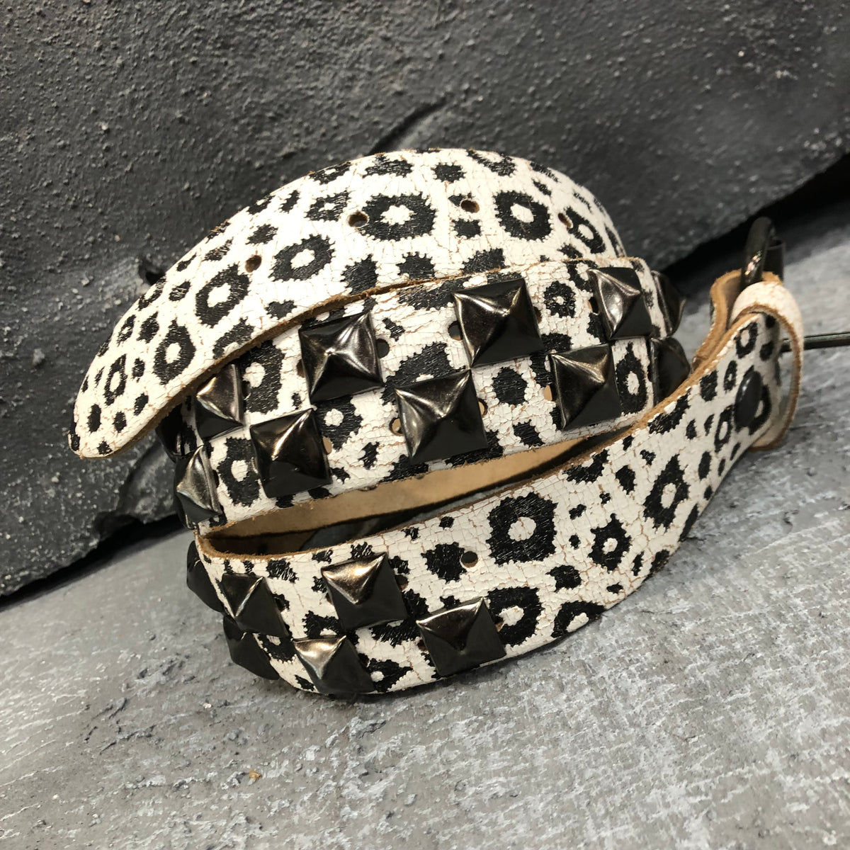 Cowpunk Studded Leather Belt