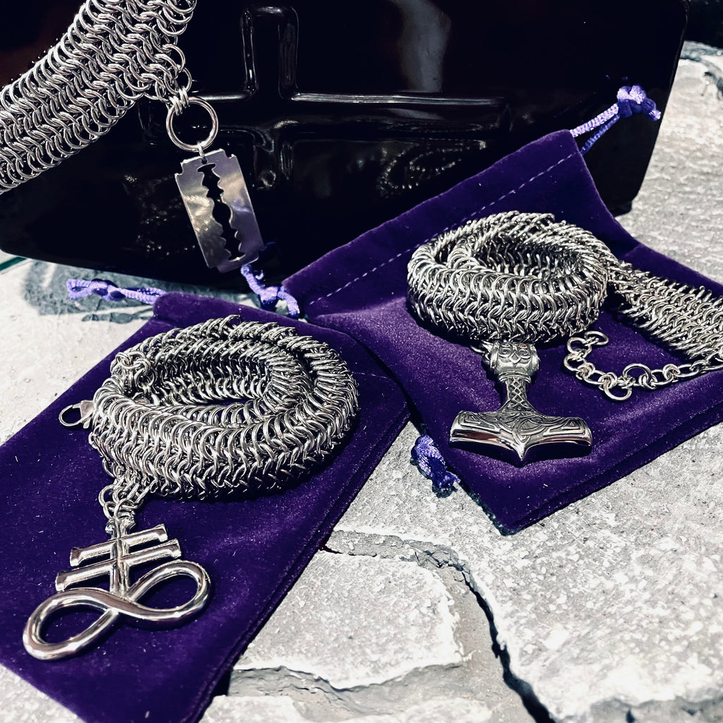 Crux Satanus Chainmaille Collar