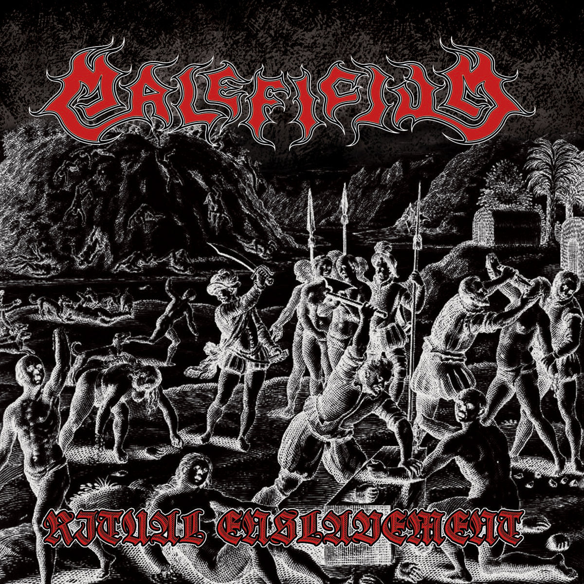 MALEFICIUM Ritual Enslavement (2018) EP CD
