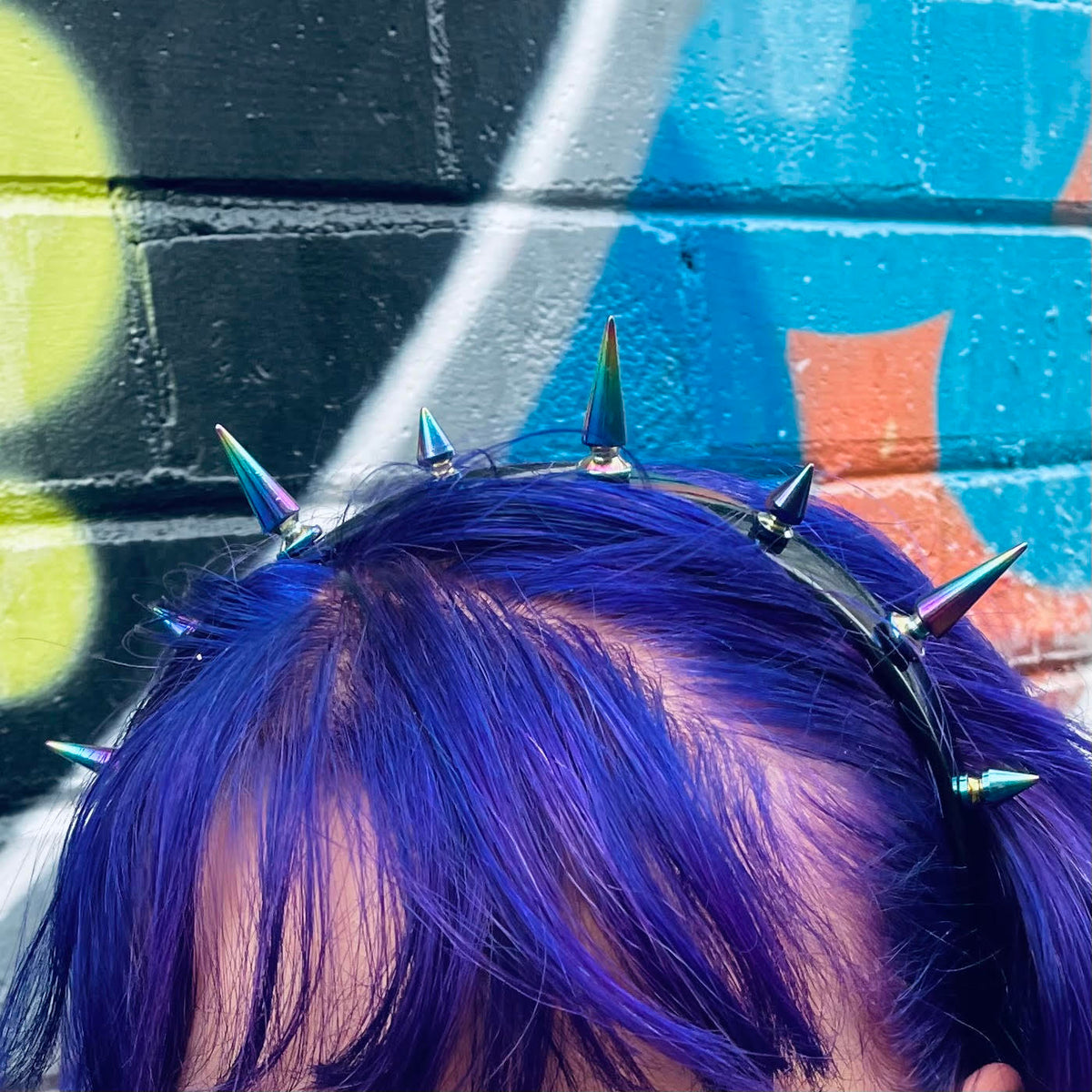 Himalia Rainbow Spike Headband