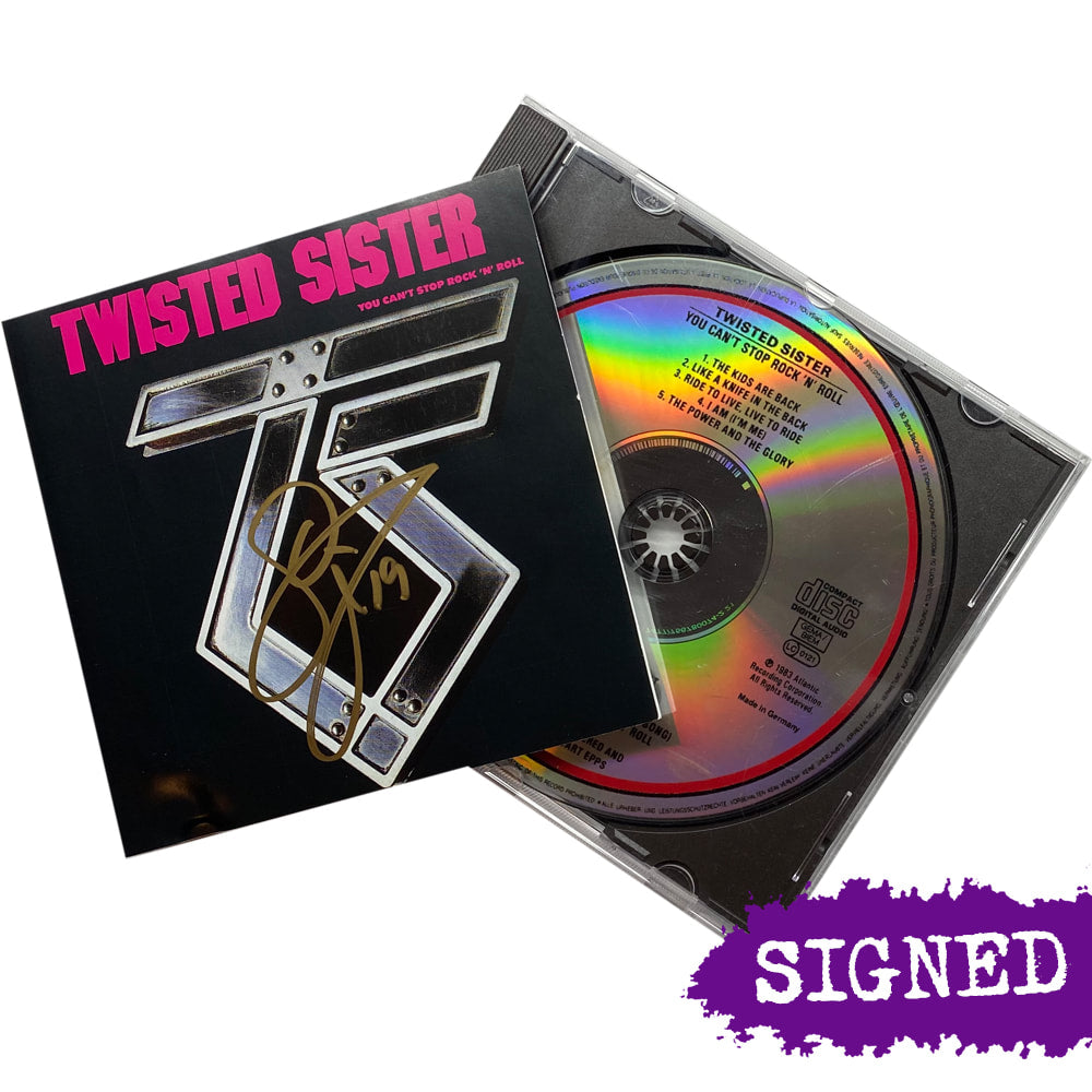 TWISTED SISTER You Can't Stop Rock 'N' Roll CD (Signed) 1983