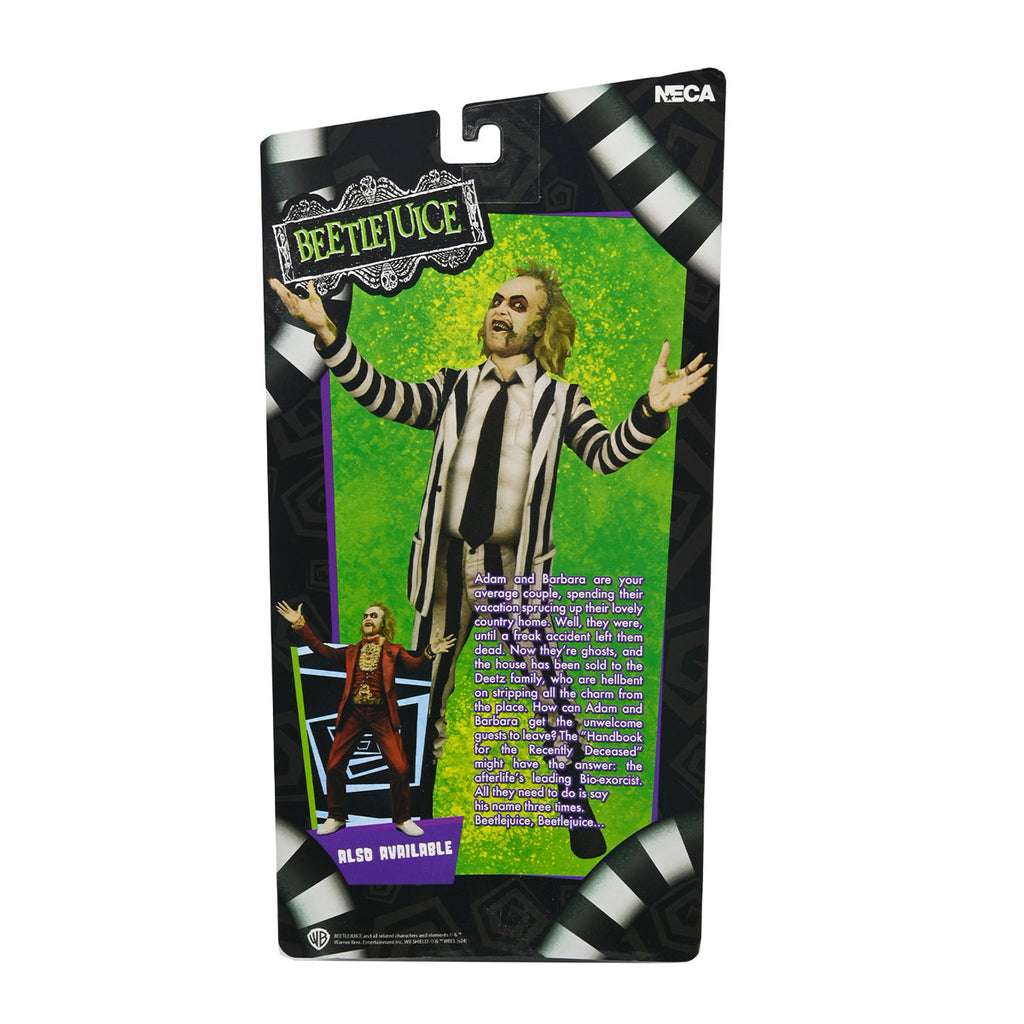 Beetlejuice (1988) - Black and White Striped Suit 7" Figure