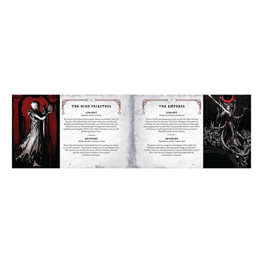 Diablo The Sanctuary Tarot Deck and Guidebook